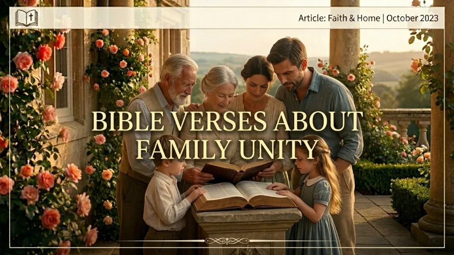 Bible Verses About Family Unity