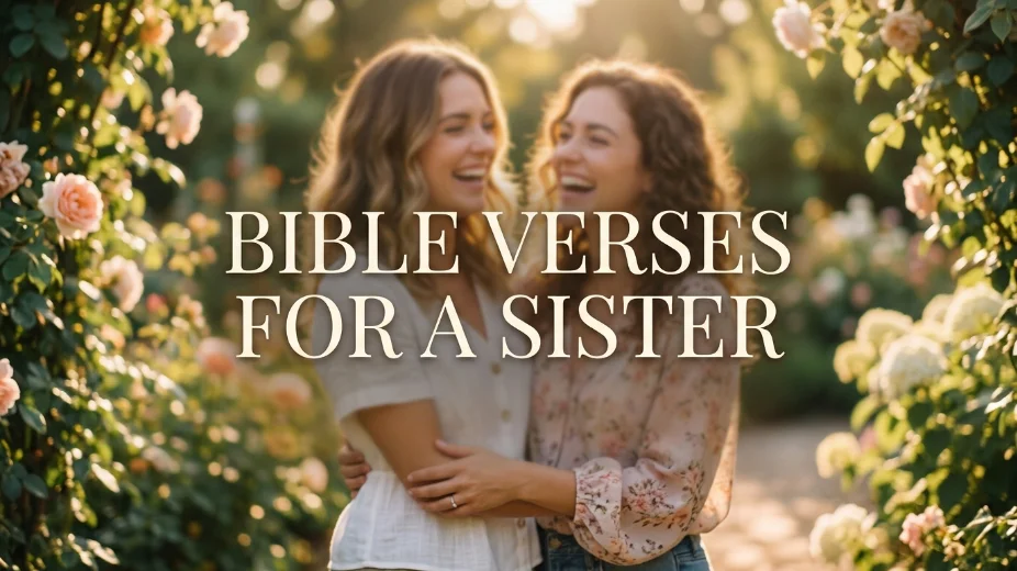 Bible Verses for a Sister