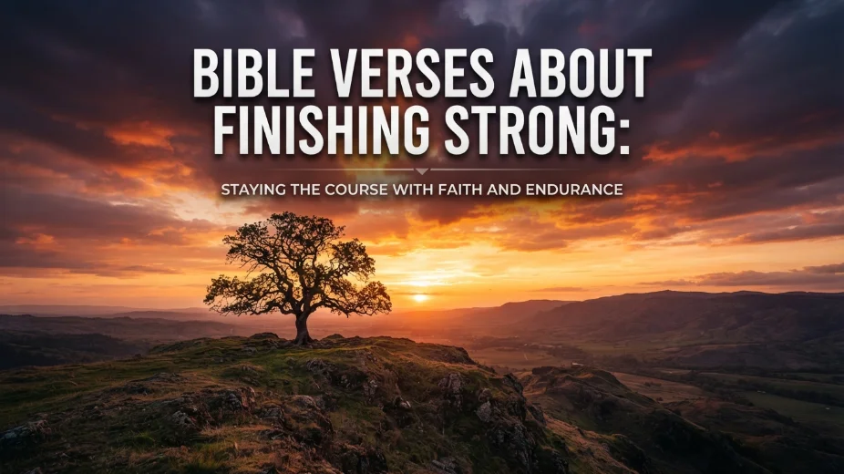 Bible Verses About Finishing Strong: