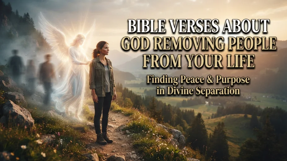 Bible Verses About God Removing People From Your Life: