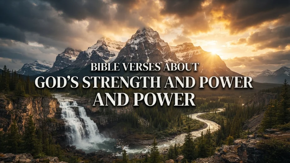 Bible Verses About God's Strength and Power: