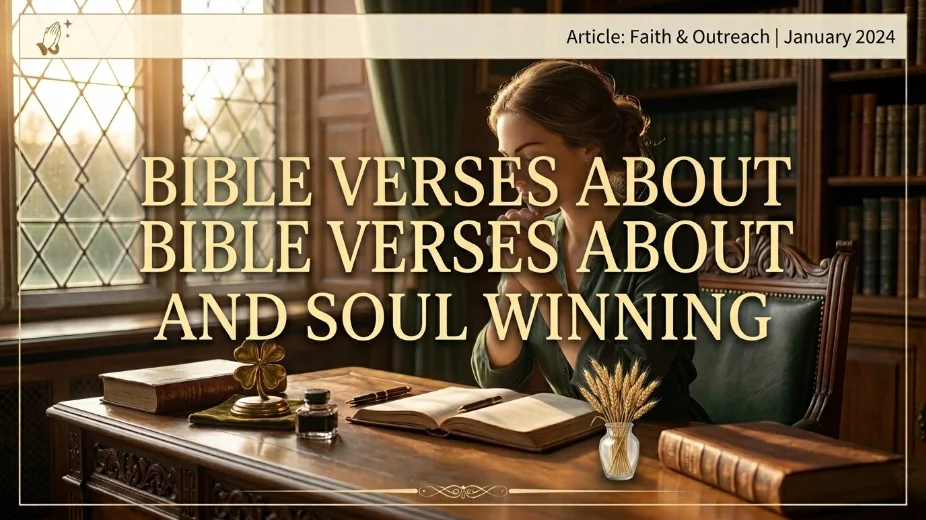 Bible Verses About Harvest and Soul Winning: