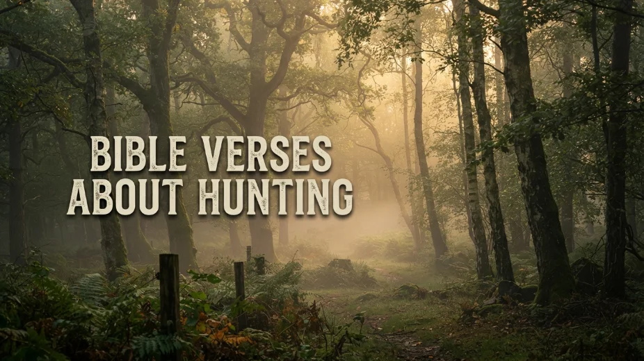 Bible Verses About Hunting: