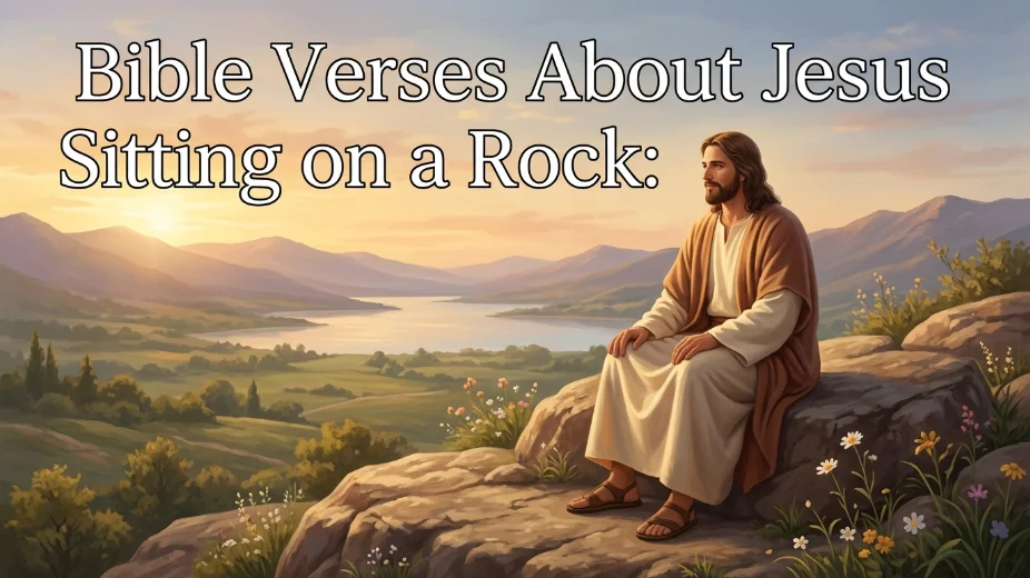 Bible Verses About Jesus Sitting on a Rock: