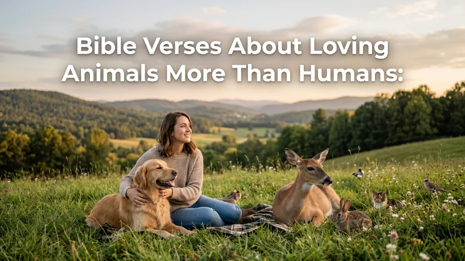 Bible Verses About Loving Animals More Than Humans: