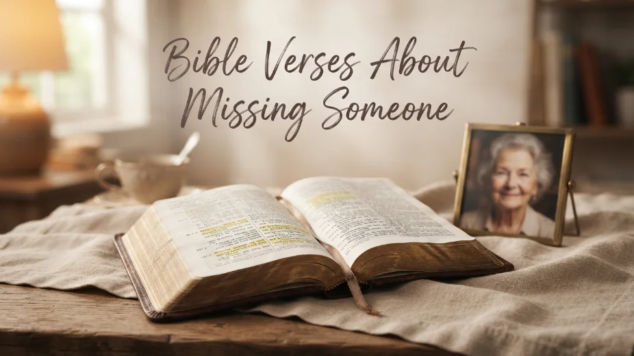 Bible Verses About Missing Someone:
