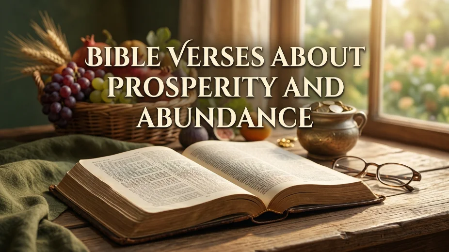 Bible Verses About Prosperity and Abundance: