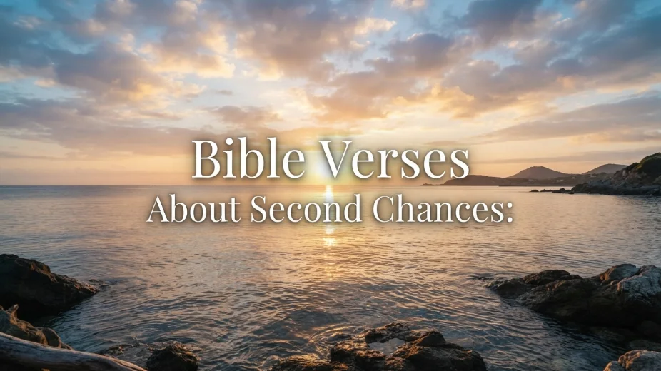 Bible Verses About Second Chances: