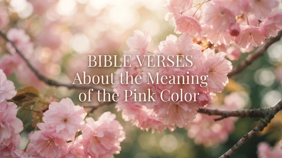 Bible Verses About the Meaning of the Pink Color: