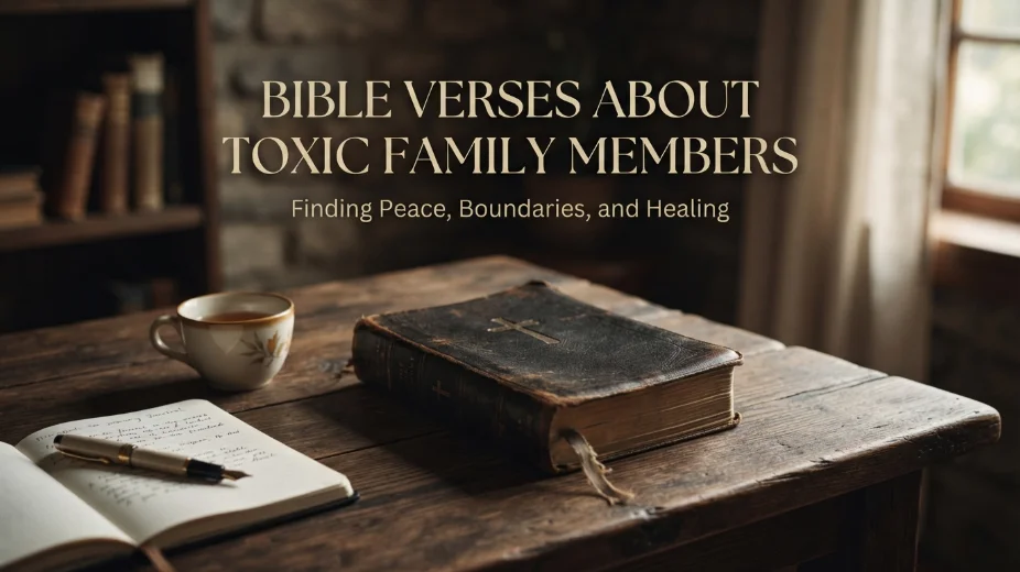 Bible Verses About Toxic Family Members: