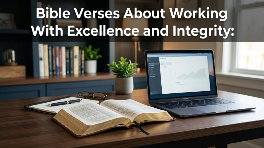 Bible Verses About Working With Excellence and Integrity: