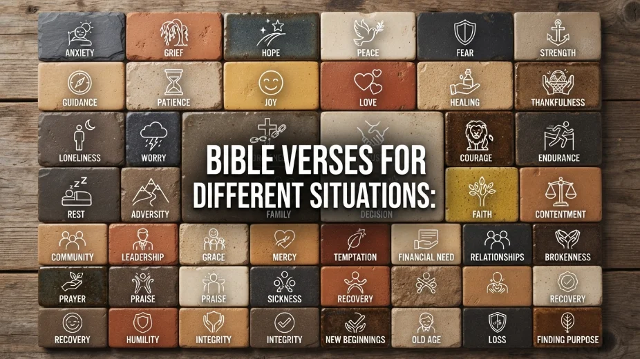 Bible Verses for Different Situations: