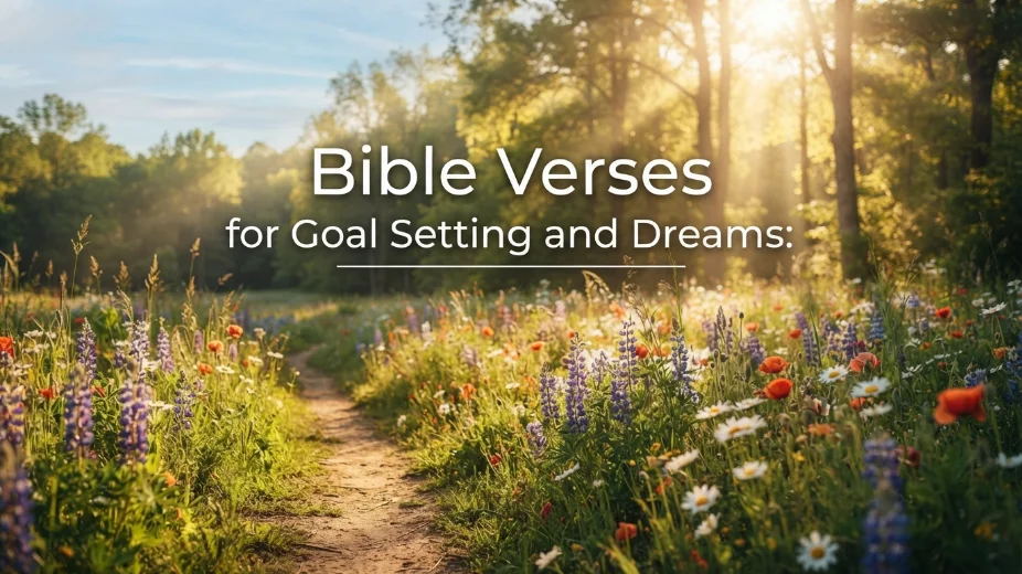 Bible Verses for Goal Setting and Dreams: