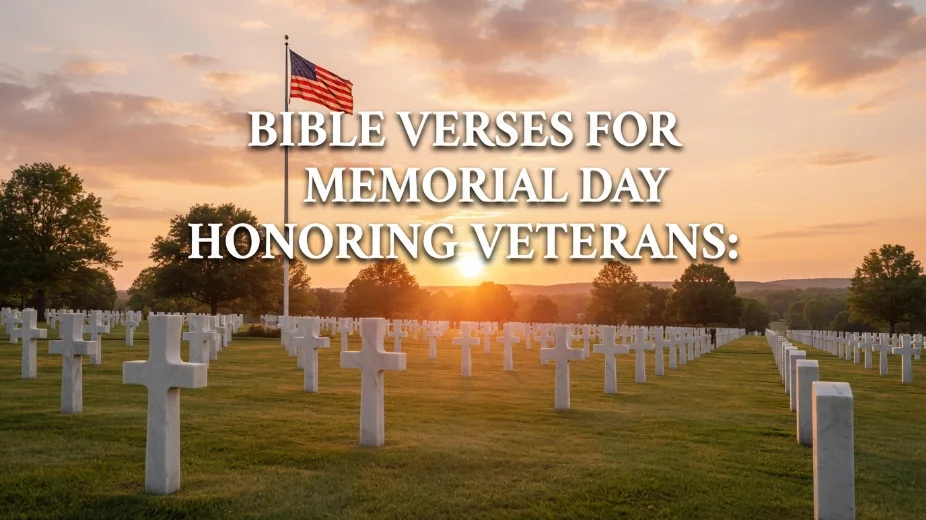 Bible Verses for Memorial Day Honoring Veterans: