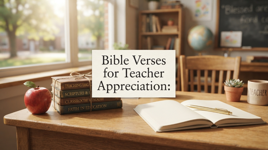Bible Verses for Teachers Appreciation: