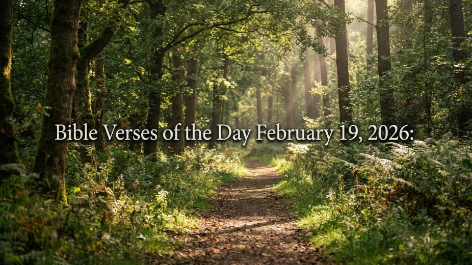 Bible Verses of the Day February 19, 2026: