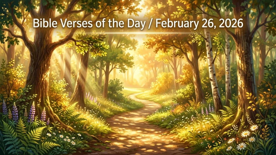 Bible Verses of the Day February 26, 2026: