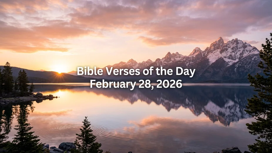 Bible Verses of the Day February 28, 2026: