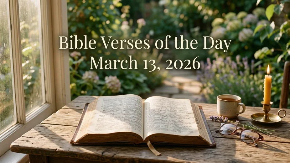 Bible Verses of the Day March 13, 2026: