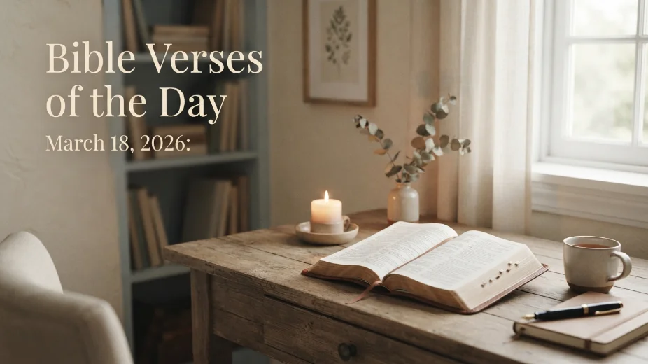 Bible Verses of the Day March 18, 2026: