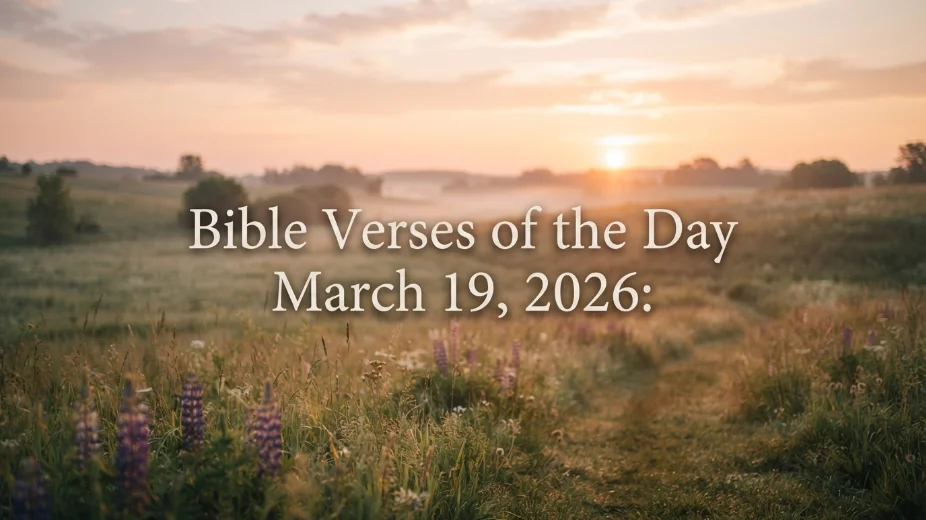 Bible Verses of the Day March 19, 2026: