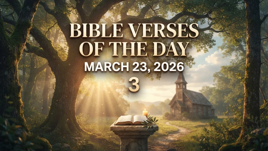 Bible Verses of the Day March 23, 2026: