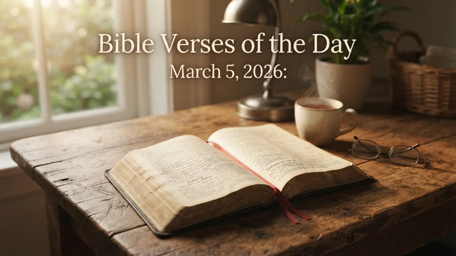 Bible Verses of the Day March 5, 2026: