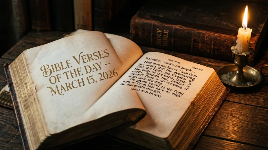 Bible Verses of the Day – March 15, 2026: