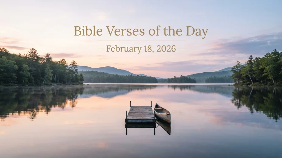 Bible Verses of the Day — February 18, 2026: