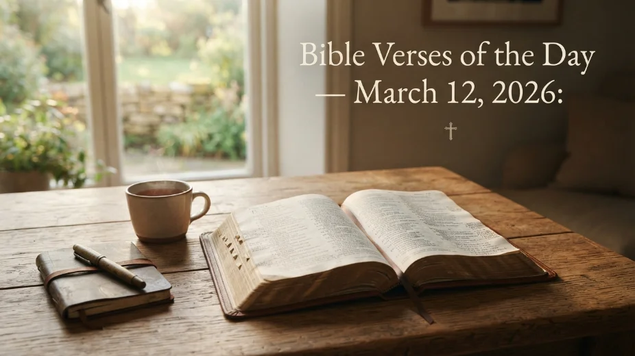 Bible Verses of the Day — March 12, 2026: