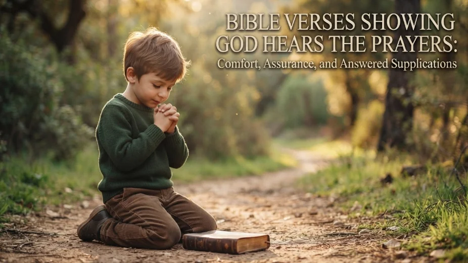 Bible Verses Showing God Hears the Prayers:
