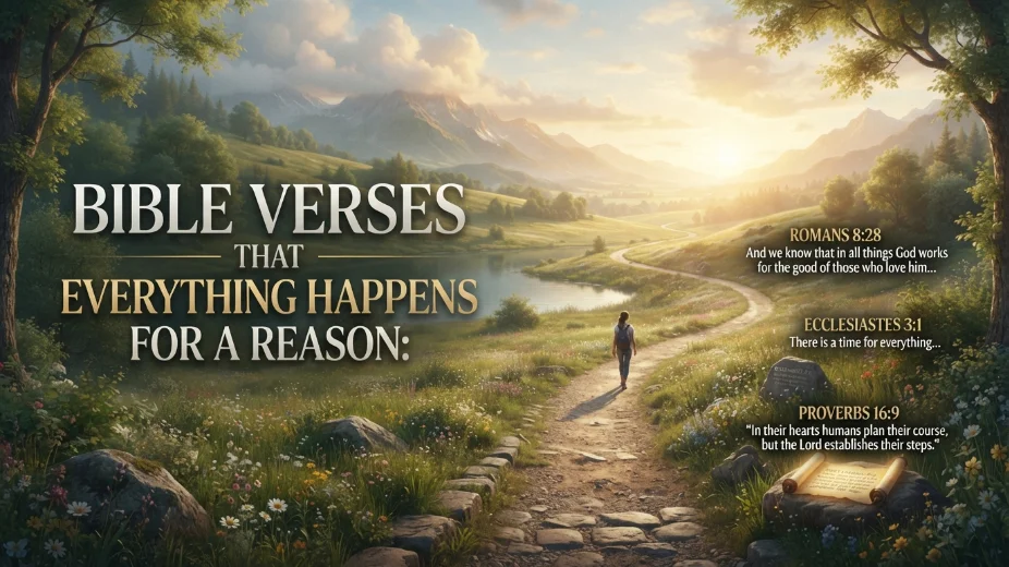 Bible Verses That Everything Happens for a Reason:
