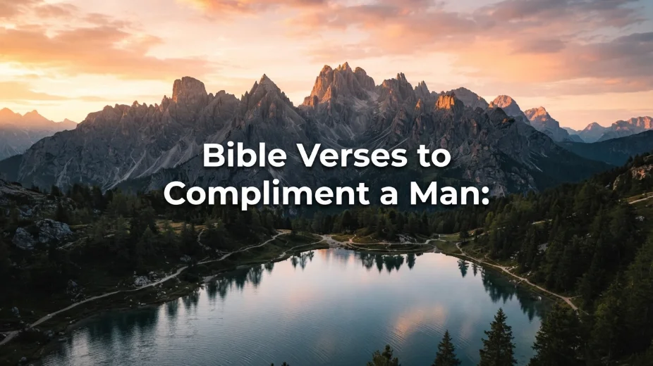 Bible Verses to Compliment a Man: