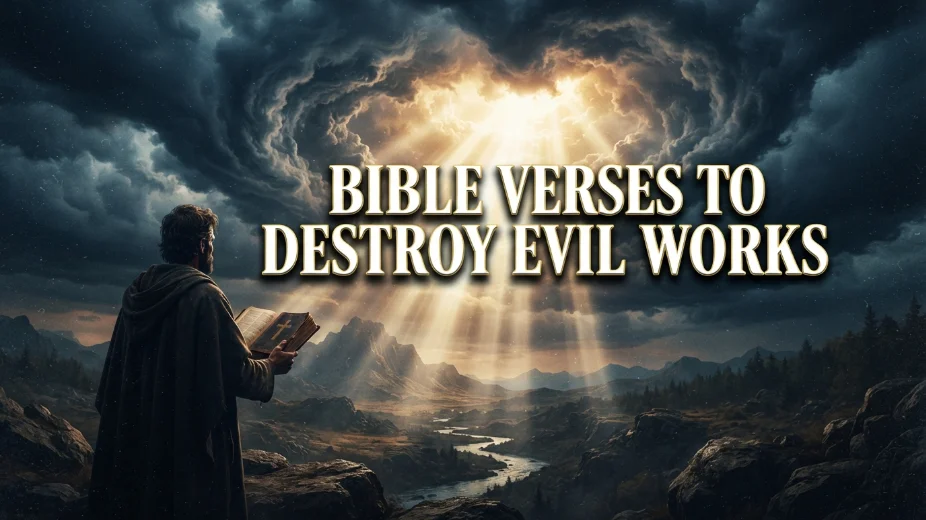 Bible Verses to Destroy Evil Works: