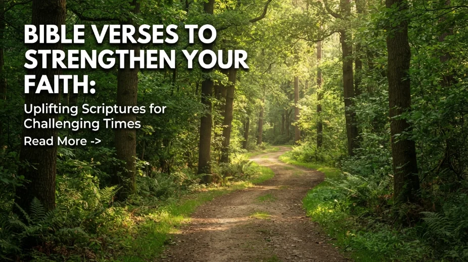 Bible Verses to Strengthen Your Faith: