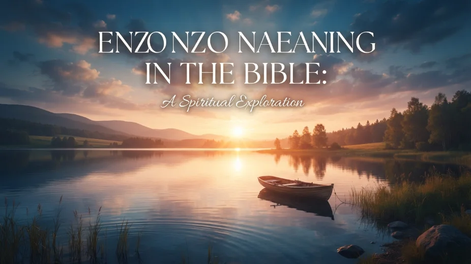 Enzo Name Meaning in the Bible: