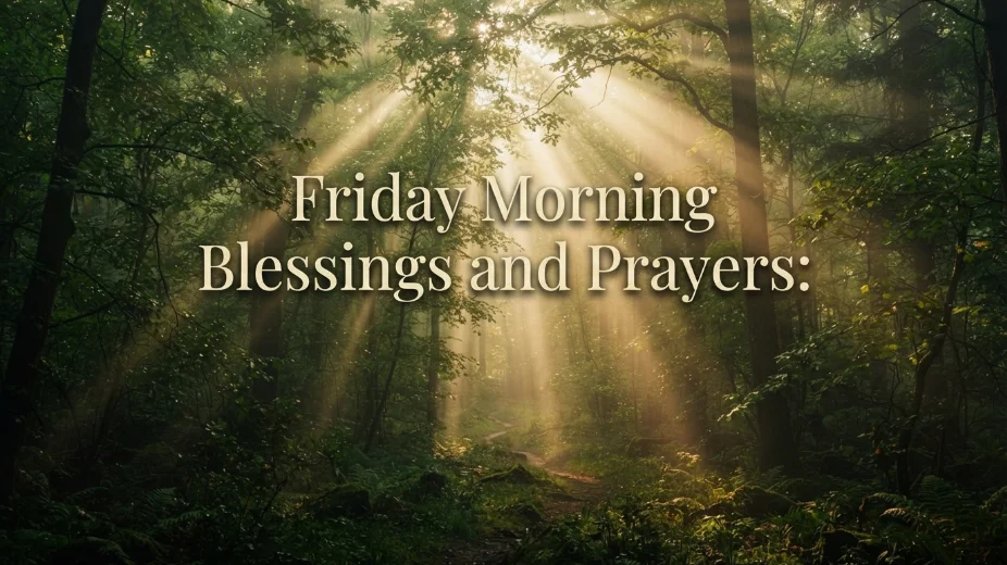 Friday Morning Blessings and Prayers: