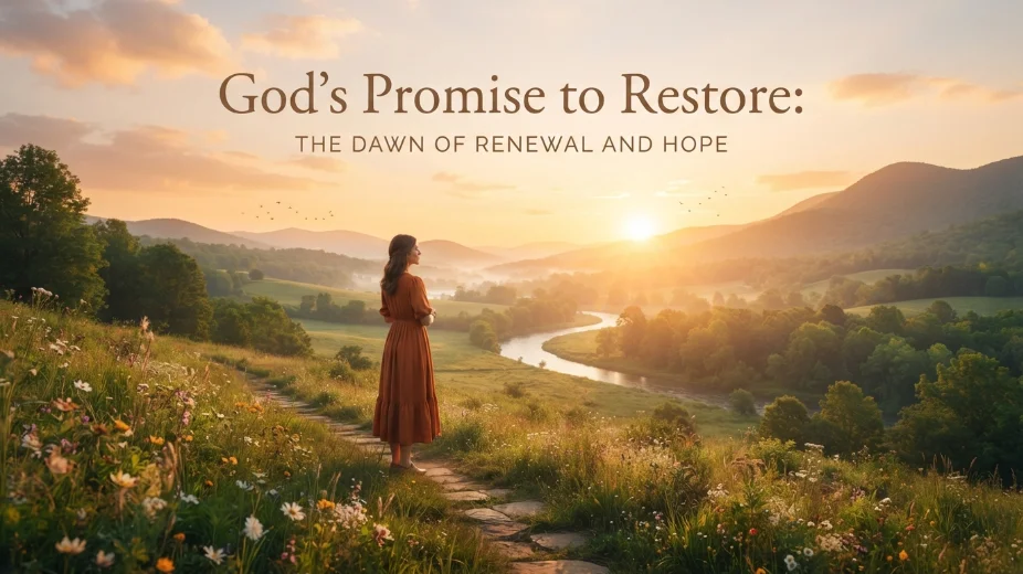 God’s Promise to Restore: