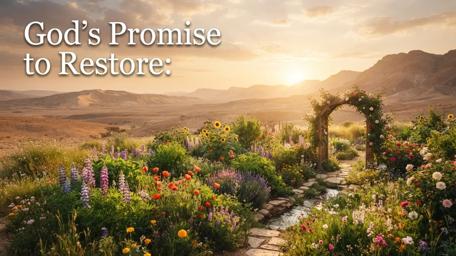 God’s Promise to Restore: