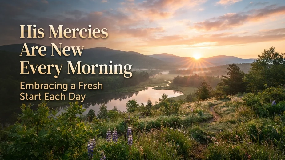 His Mercies Are New Every Morning: