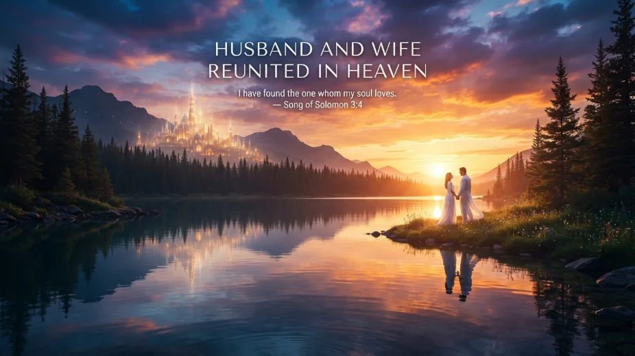 Husband and Wife Reunited in Heaven Bible Verse: