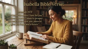 Isabella Bible Verse: