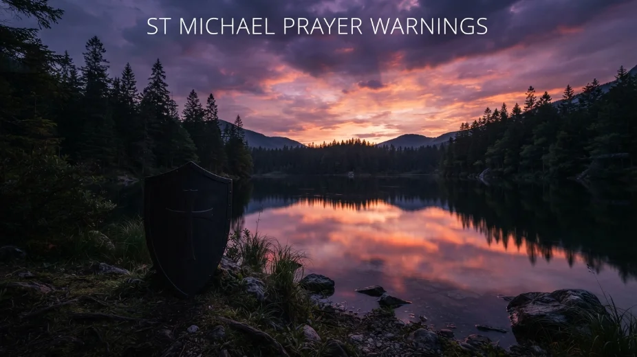 St Michael Prayer Warnings: