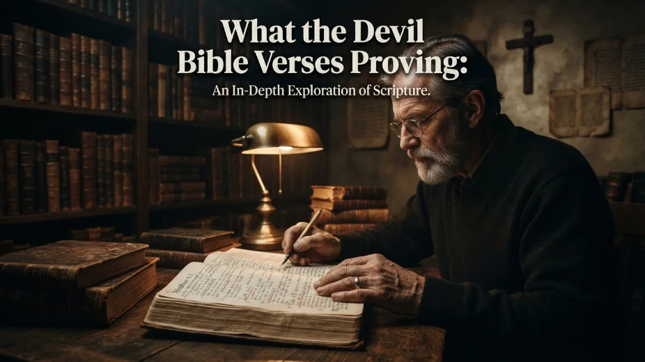 What the Devil Bible Verses Proving: