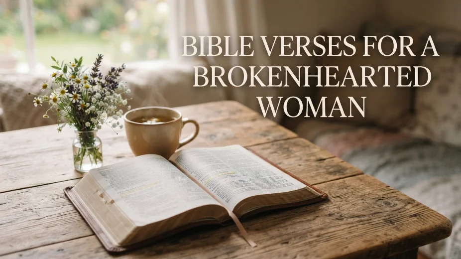 Bible Verses for a Brokenhearted Woman: